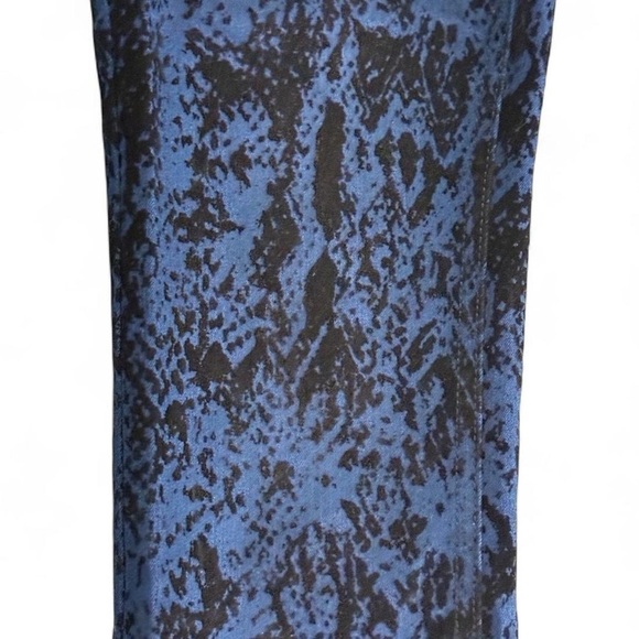 FREE PEOPLE Women's Indigo Combo Jacquard Copperhead Flock Skinny Jeans Size 28 - Picture 5 of 5